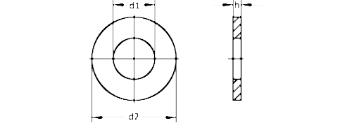 DIN 125 - 1 Düz Pul