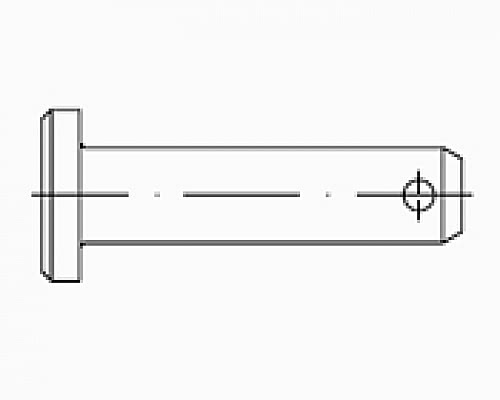 DIN 1444 Düz Başlı Pim (Delikli/Deliksiz)