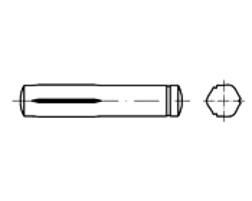 DIN 1469 - Kanallı Boğumlu Pim