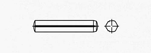 DIN 1473 Kanallı Konik Pim