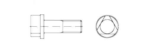 DIN 22424 Üçgen Başlı Civata