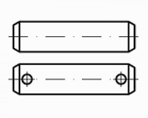 DIN 2340 Pim (delikli/deliksiz)