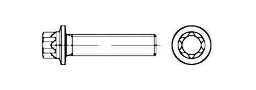 DIN 34800 Flanşlı Torx Civata