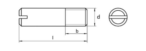 DIN 427 Setskur Vida (Ayar Vidası)