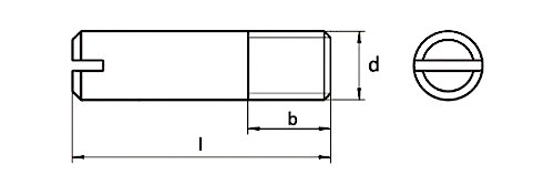 DIN 427 Setskur Vida (Ayar Vidası)