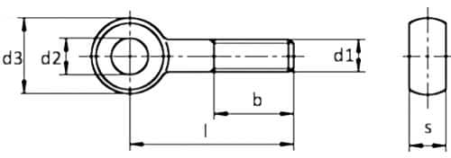 DIN 444 Gözlü Civata