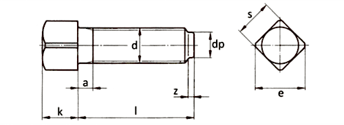 DIN 479 Kare Başlı Civata