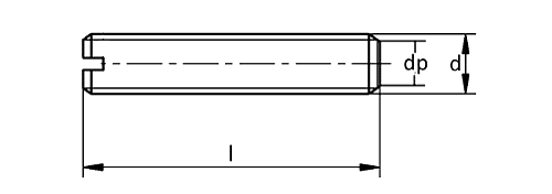 DIN 551 Setskur Vida (Ayar Vidası)