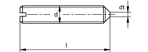DIN 553Setskur Vida (Ayar Vidası)