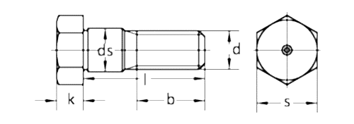 DIN 610 Altıköşe Civata