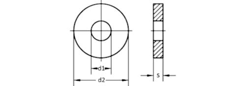 DIN 6340 Geniş ve Kalın Pul