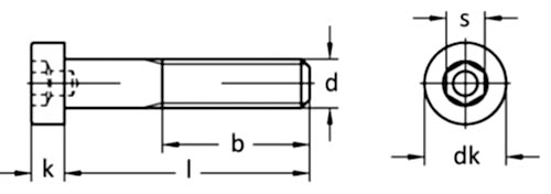 DIN 6912 İnce Kafa İmbus Civata
