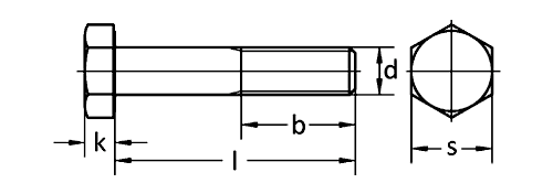 DIN 6914 Altıköşe Çelik Konstrüksiyon Civatası