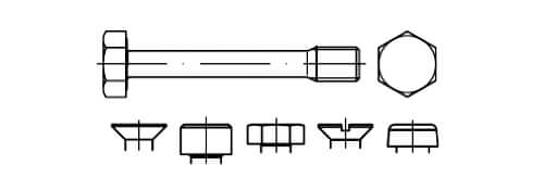 DIN 7964 İnce Şaftlı Civatalar