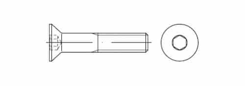 DIN 7991 Havşa Başlı İmbus Cıvata