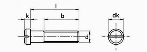 DIN 920 Dar Silindir Başlı Vida