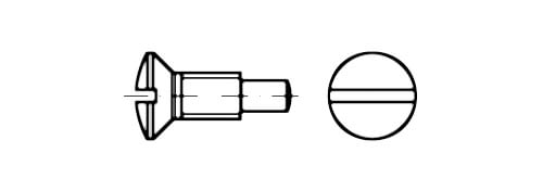 DIN 924 Mercimek Başlı Vida